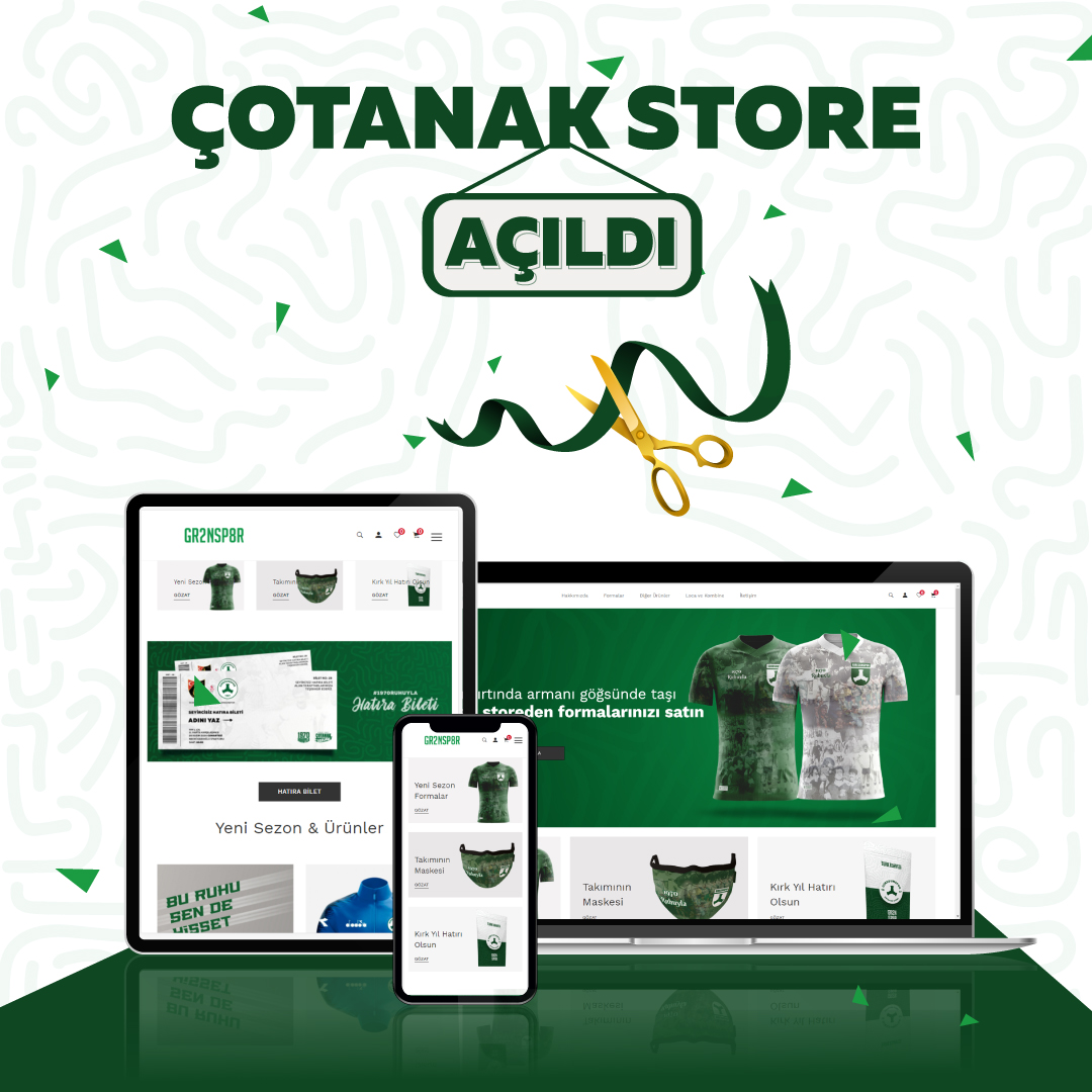 "ÇOTANAK STORE AÇILDI"