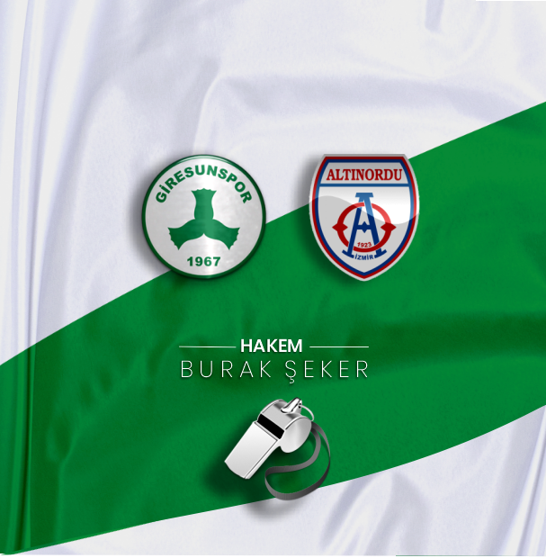 ALTINORDU MAÇININ HAKEMİ BURAK ŞEKER