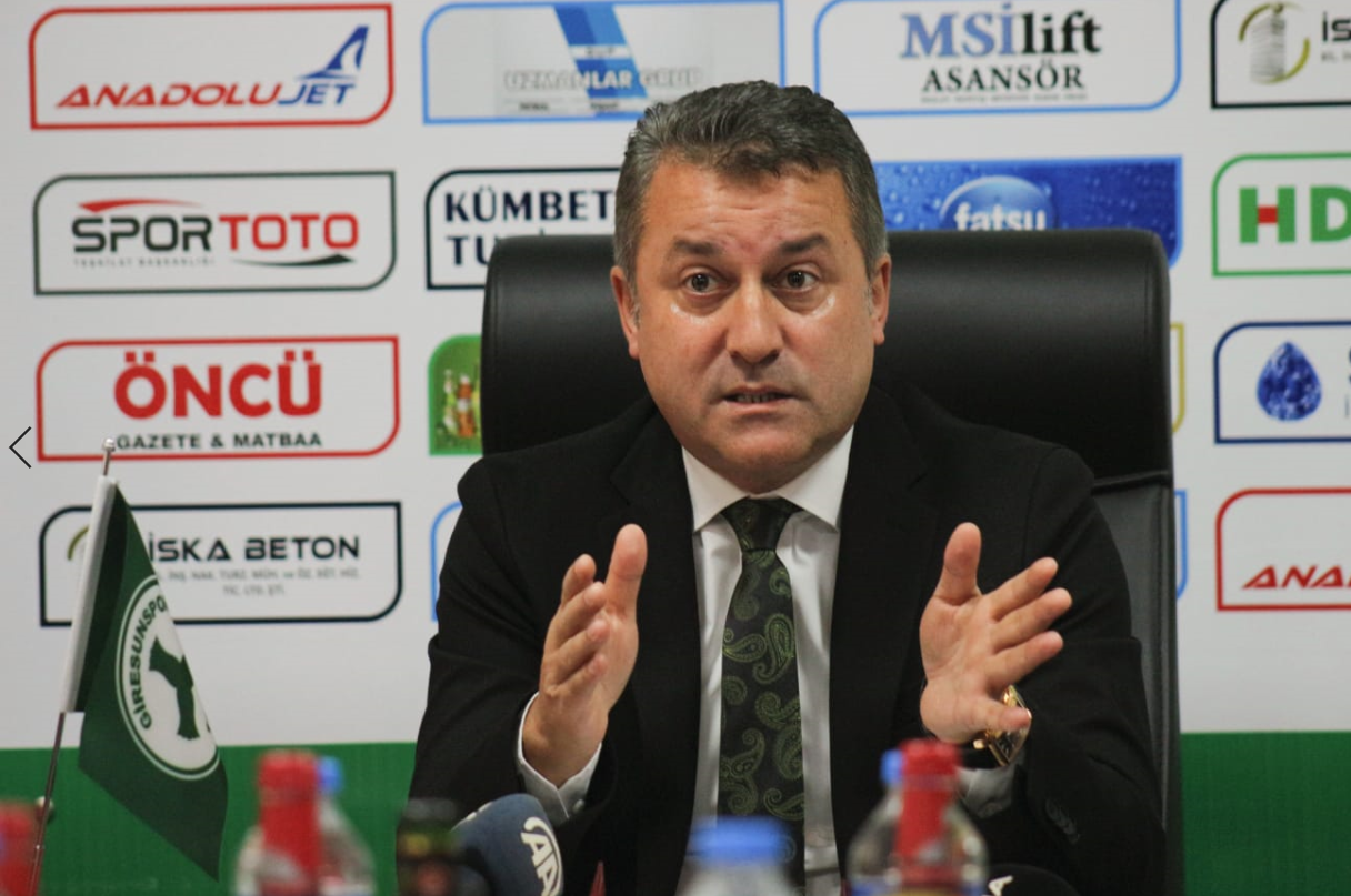 “BAZI ŞEYLER BEN GİRESUNLUYUM DEMEKLE DEĞİL BEN GİRESUNSPOR’UN YANINDAYIM DEMEKLE OLUYOR”