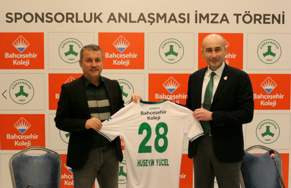 BAHÇEŞEHİR KOLEJİ GİRESUNSPOR’UN YENİ SPONSORU OLDU