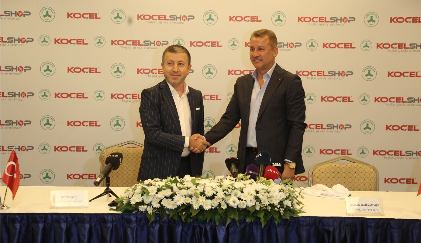 GİRESUNSPOR’UMUZ KOÇEL A.Ş. İLE SPONSORLUK ANLAŞMASI İMZALADI