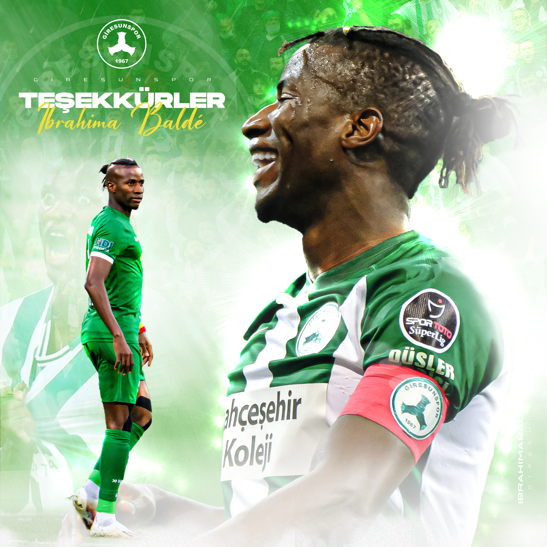 Teşekkürler Ibrahima Baldé