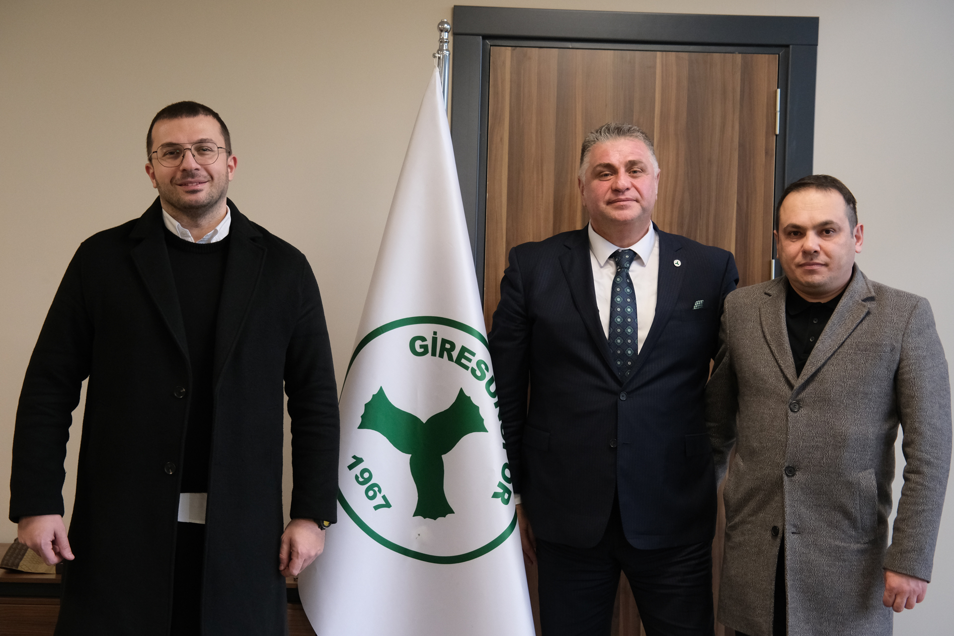QNB Finansbank Giresun Şubesi Müdürü Furkan Çelik'ten başkanımıza ziyaret