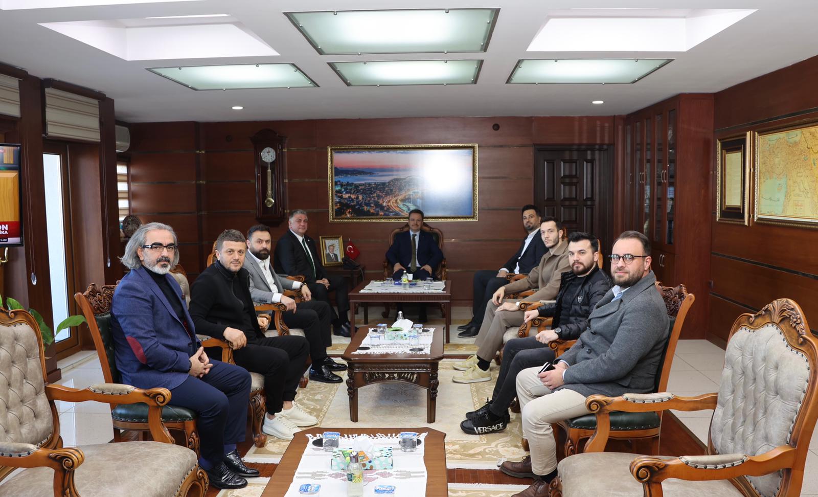 Kulübümüzden Giresun Valisi Enver Ünlü'ye ziyaret