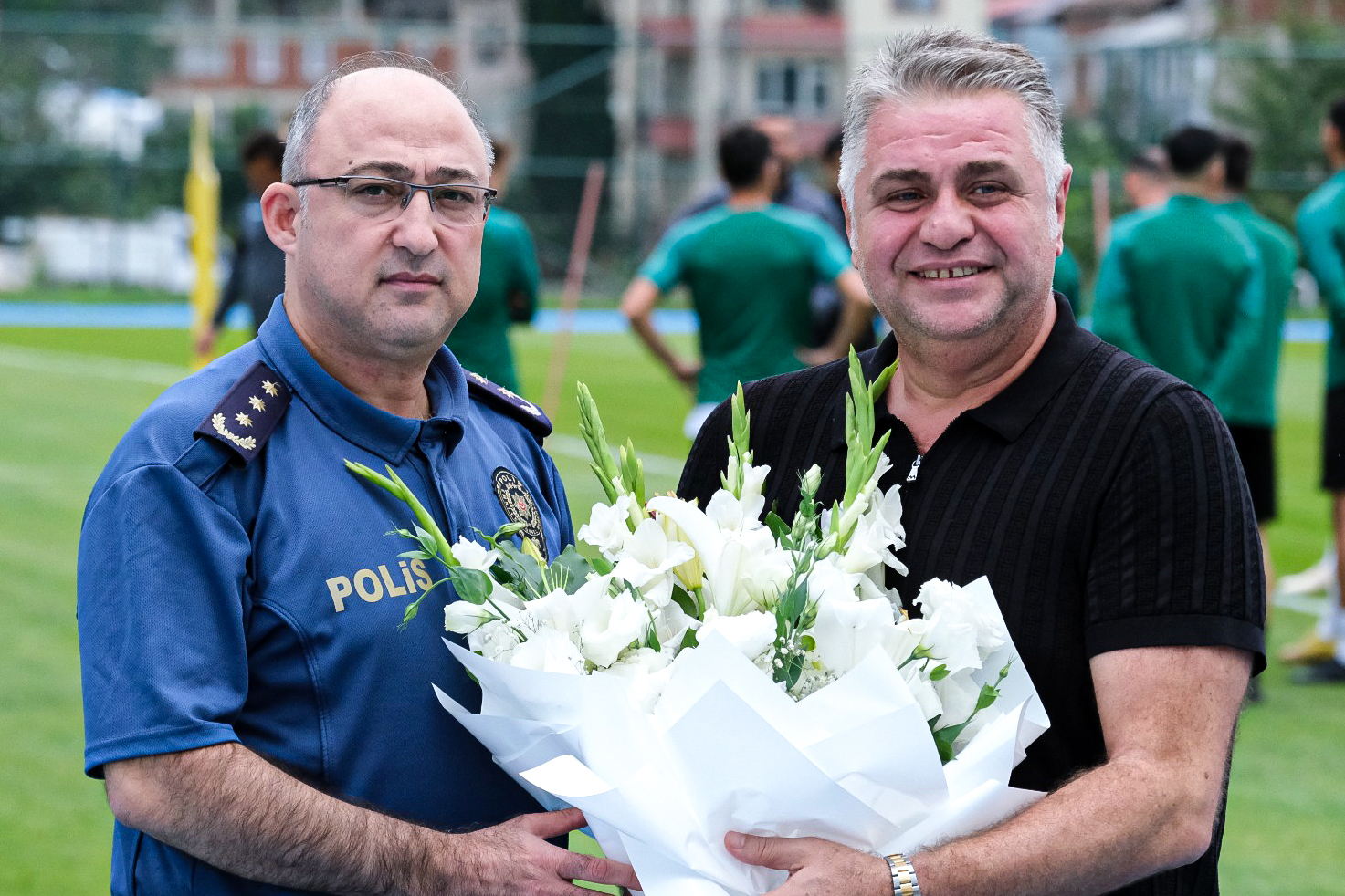 Giresun İl Emniyet Müdür Yardımcısı Sırrı Akbay'dan antrenmanımıza ziyaret