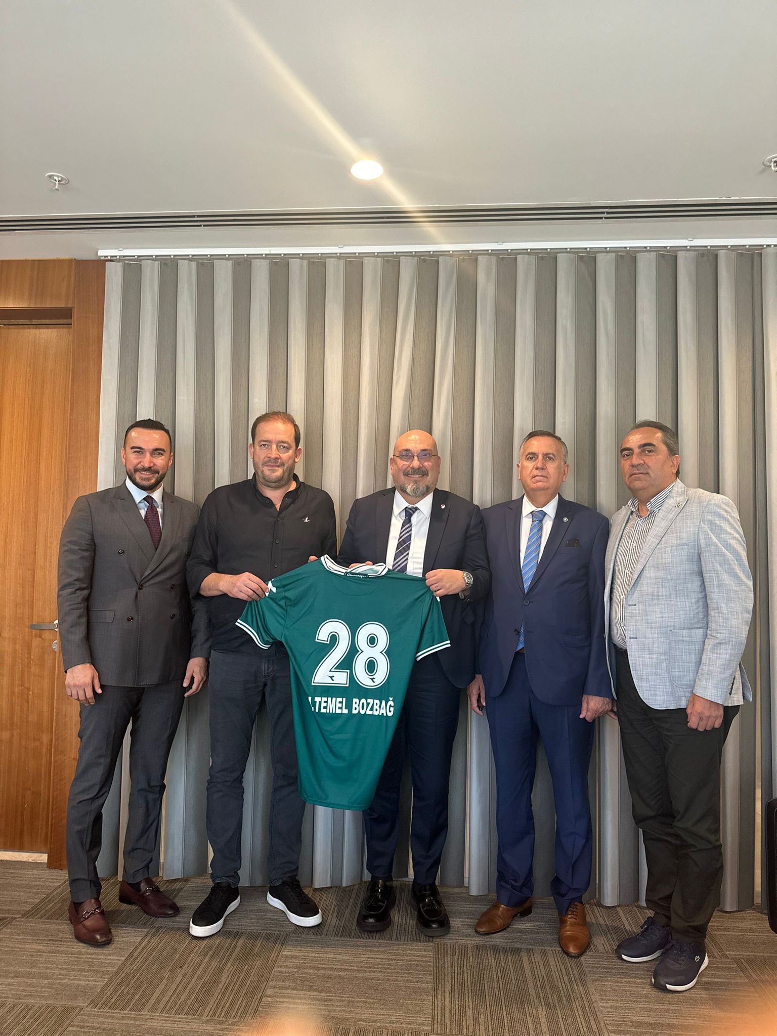 Başkanımız Emin Eltuğral ve Yönetim Kurulumuzdan Mustafa Temel Bozbağ'a ziyaret