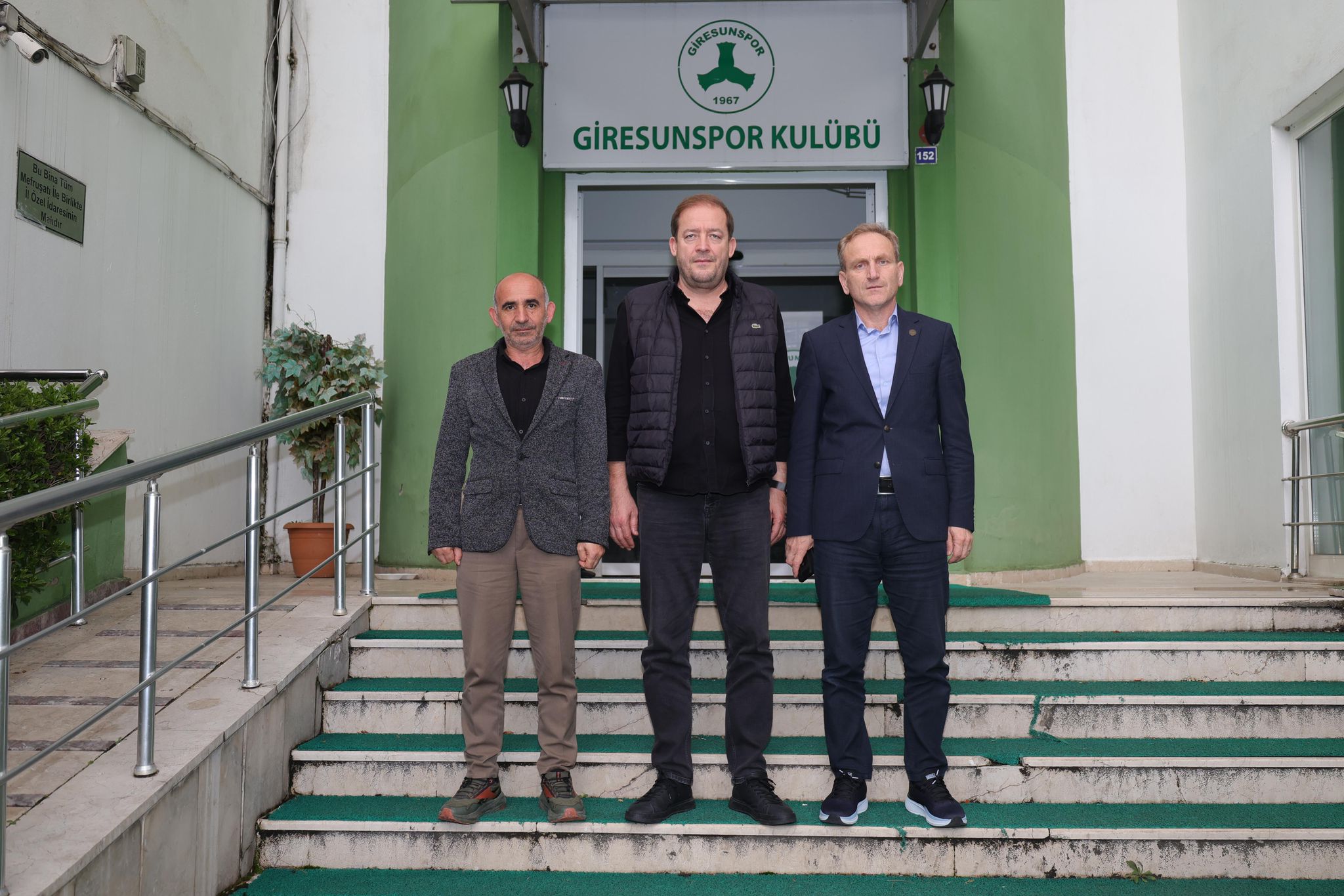 Giresun Gençlik ve Spor İl Müdürü Muzaffer Ergün'den kulübümüze ziyaret