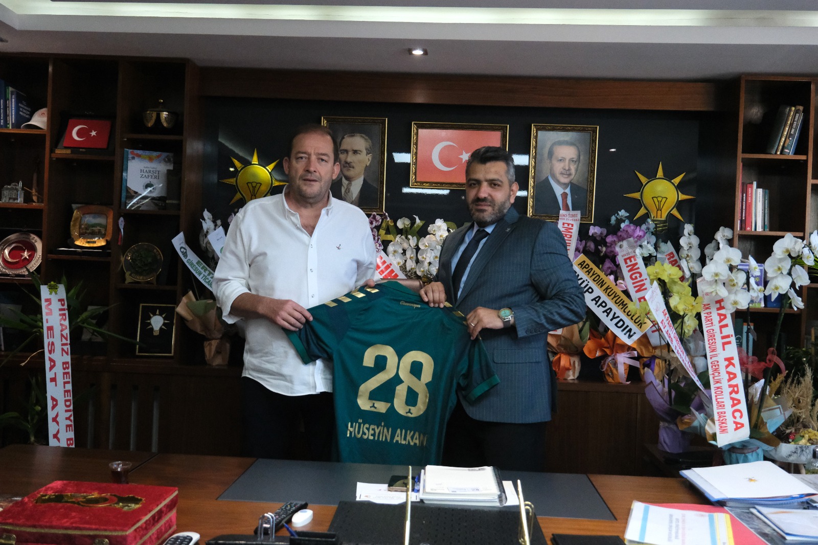 Başkanımız Emin Eltuğral'dan Ak Parti Giresun İl Başkanı Hüseyin Alkan'a ziyaret