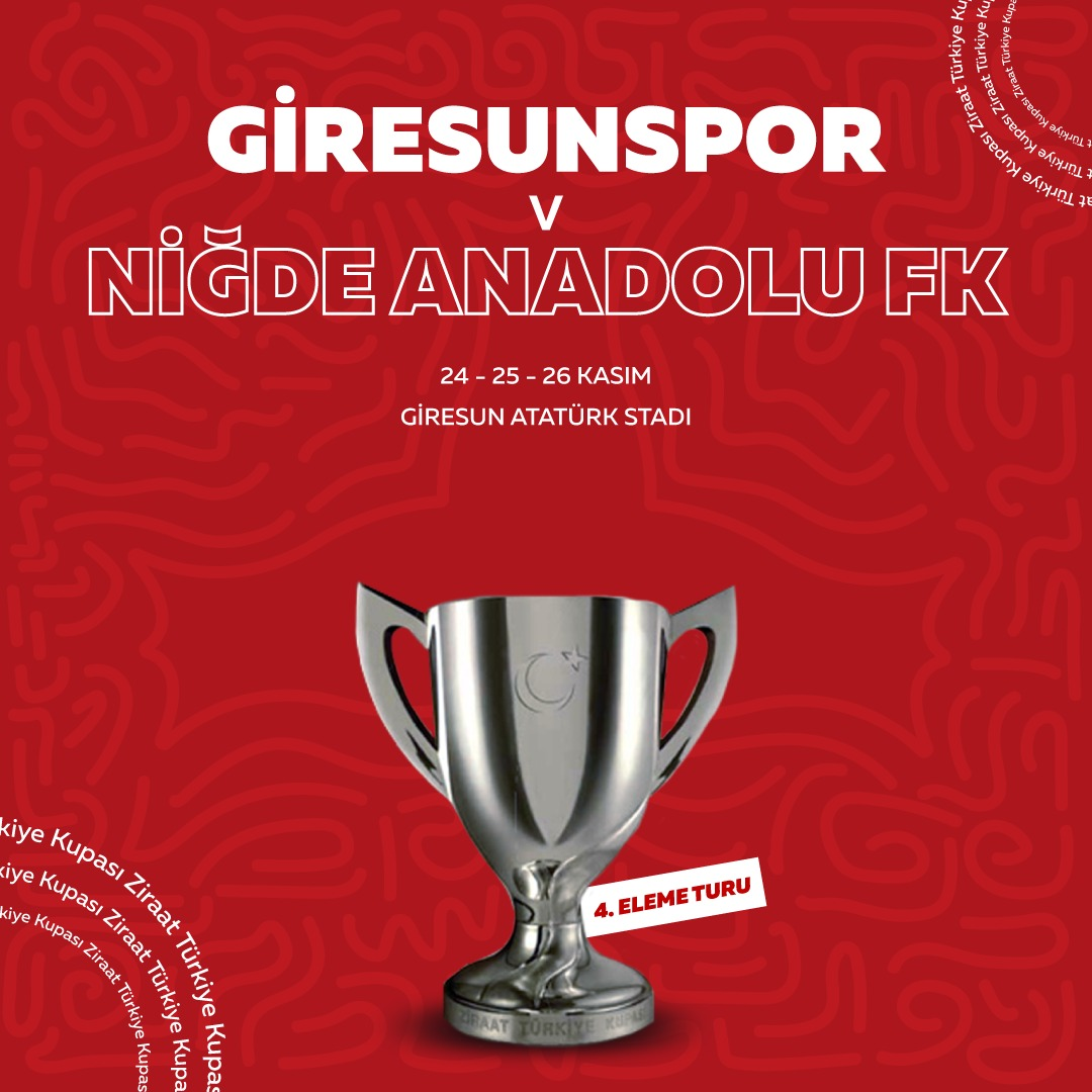 Ziraat Türkiye Kupası'nda Rakibimiz Niğde Anadolu FK