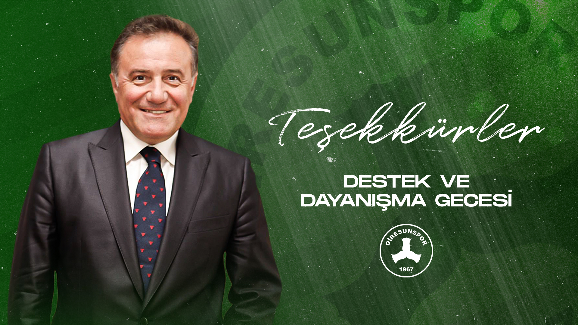 TEŞEKKÜRLER ENVER YÜCEL