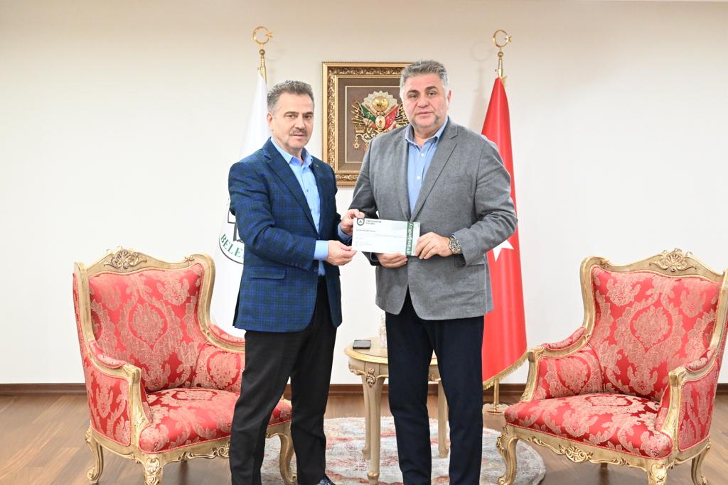 Başkanımız Nahid R. Yamak'tan Gaziosmanpaşa Belediye Başkanı Hasan Tahsin Usta'ya ziyaret