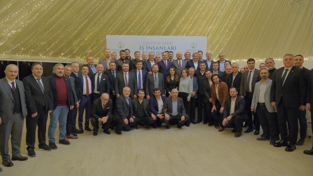Başkanımız Nahid R. Yamak, Giresun Vakfı tarafından düzenlenen iş insanları buluşmasına katıldı