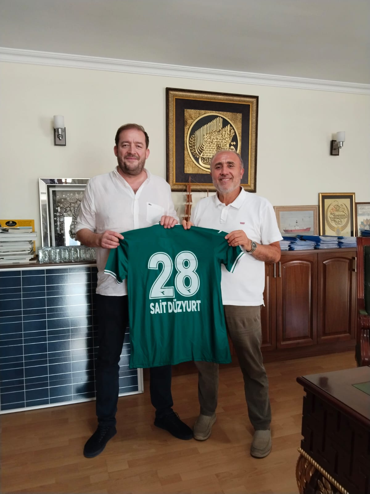 Başkanımız Emin Eltuğral ve Yönetim Kurulumuzdan Sait Düzyurt ve Veli Düzyurt'a ziyaret