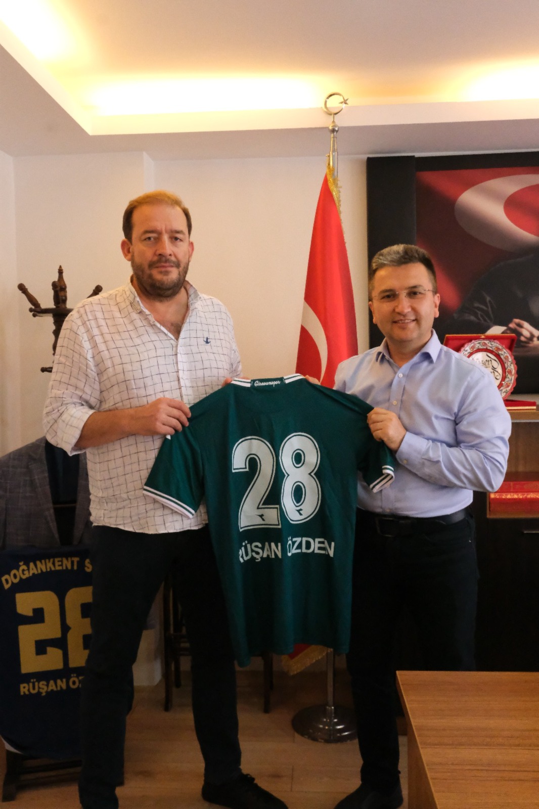 Başkanımız Emin Eltuğral ve Yönetim Kurulumuzdan Doğankent ve Çanakçı Belediyesine ziyaret