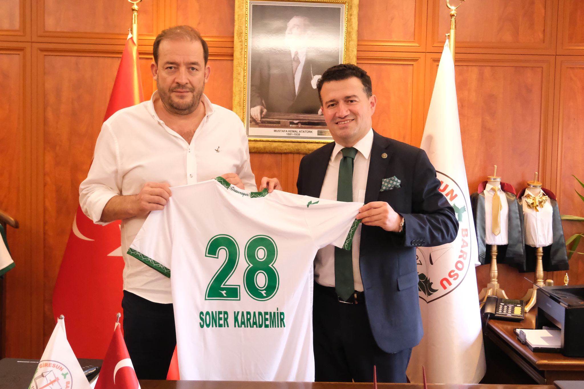 Başkanımız Emin Eltuğral ve Yönetim Kurulumuzdan Giresun Barosu’na ziyaret