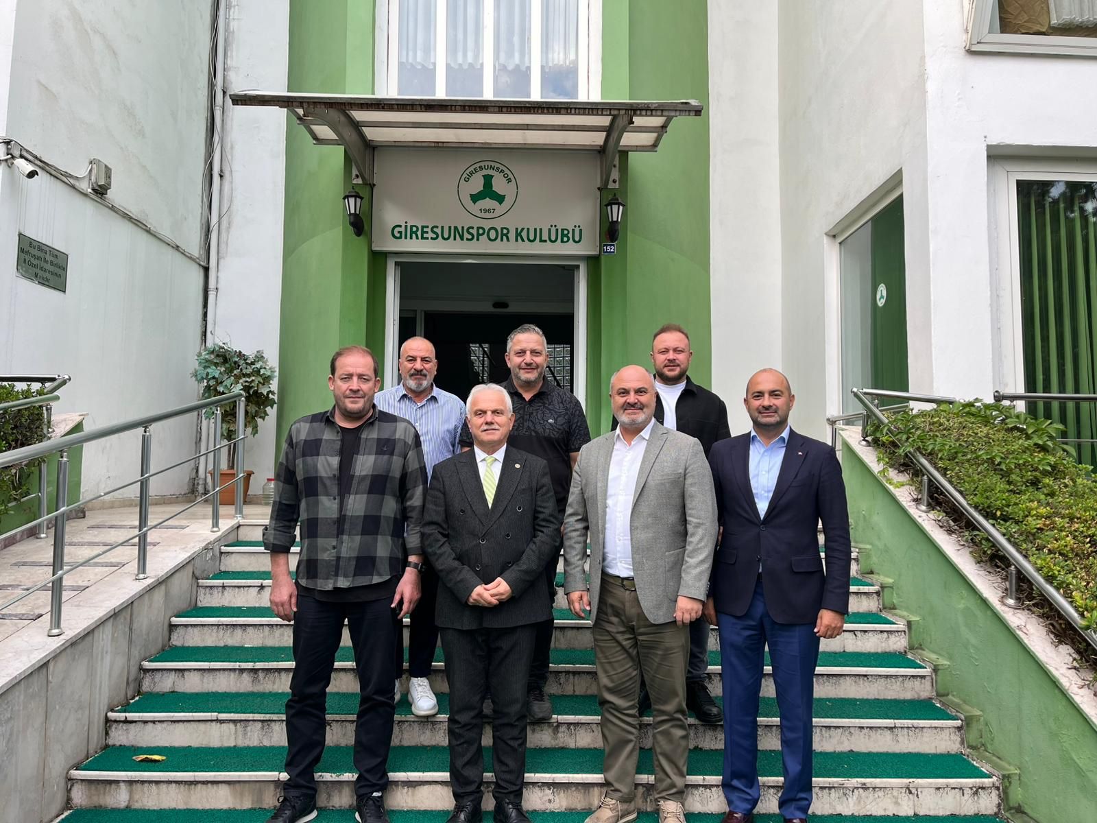 Giresun AK Parti heyetinden kulübümüze destek ziyareti